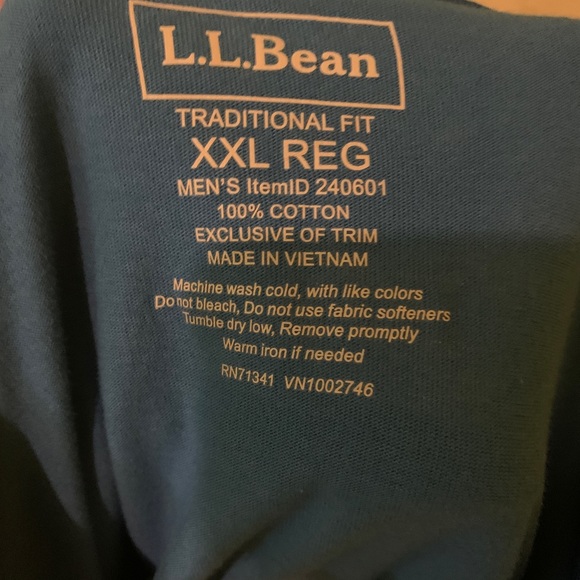 LL Bean long sleeve shirt - Picture 4 of 4